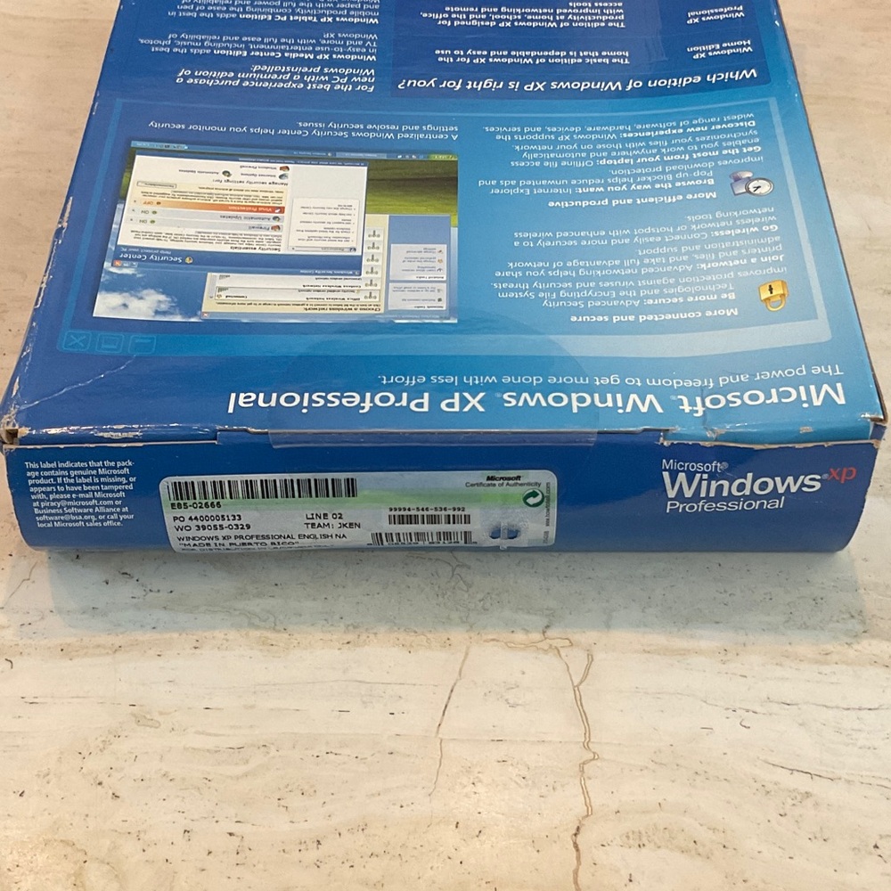 Microsoft Windows XP Professional Version 2002 Upgrade Operating System New - Picture 7 of 15
